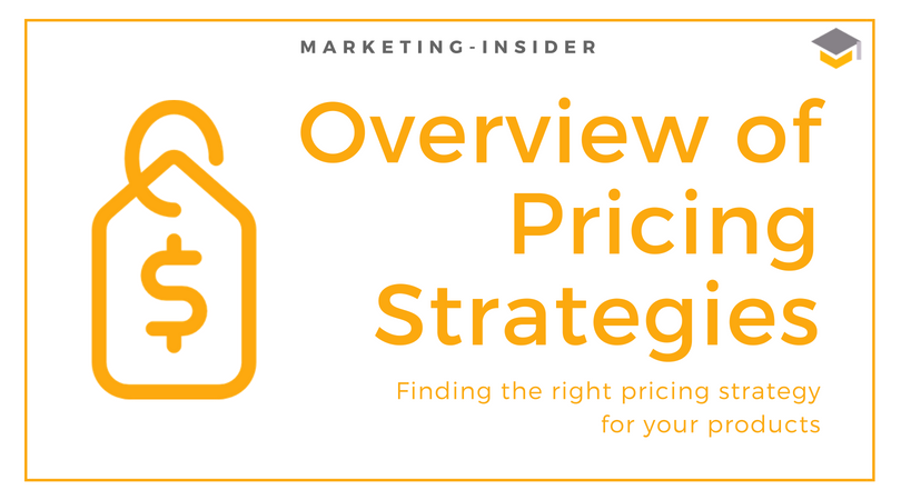 Consumer Market Pricing Strategy Overview