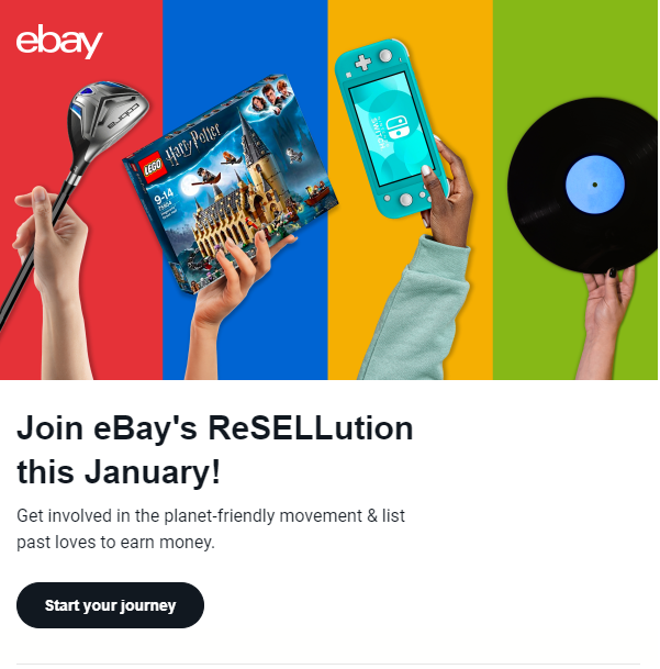 eBay email marketing example