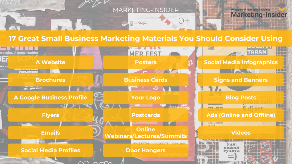 17 Great Small Business Marketing Materials You Should Consider Using